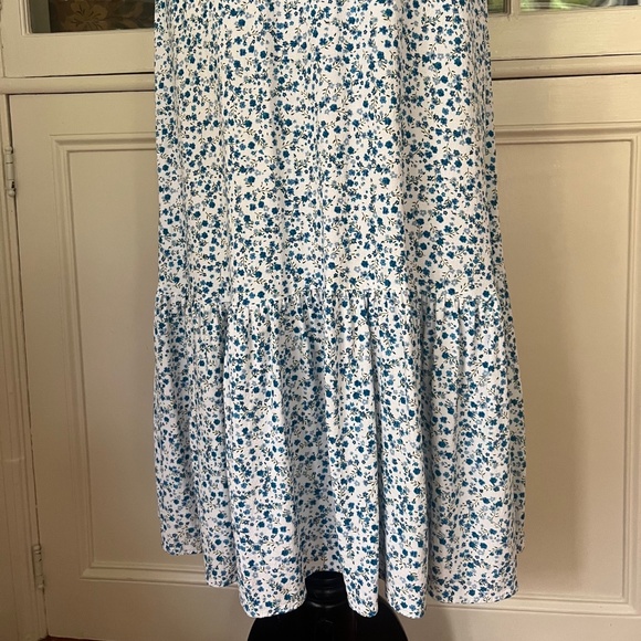 Marks And Spencer X Ghost Ditsy Floral Puff Sleeve Midi Tea Dress UK14/US10 - Picture 5 of 14